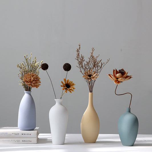 Vase Nordique Neutre | Design Épuré et Élégant