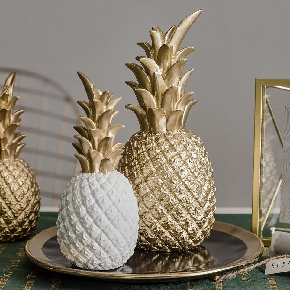 Sculpture Décorative Ananas | Design Tropical et Élégant