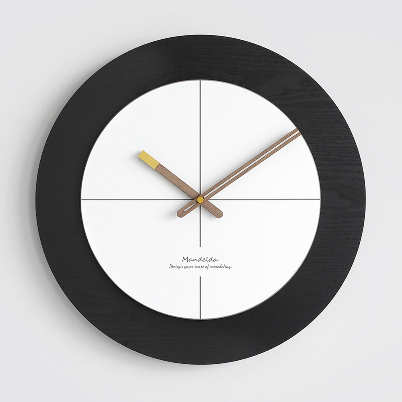 Horloge Personnalisée Minimaliste Moderne pour Salon | Décoration Épurée et Contemporaine