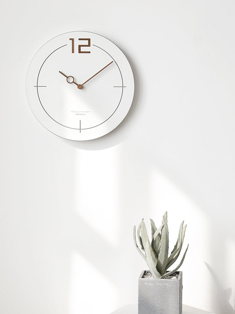 Horloge Murale Moderne en Pierre | Design Spacieux