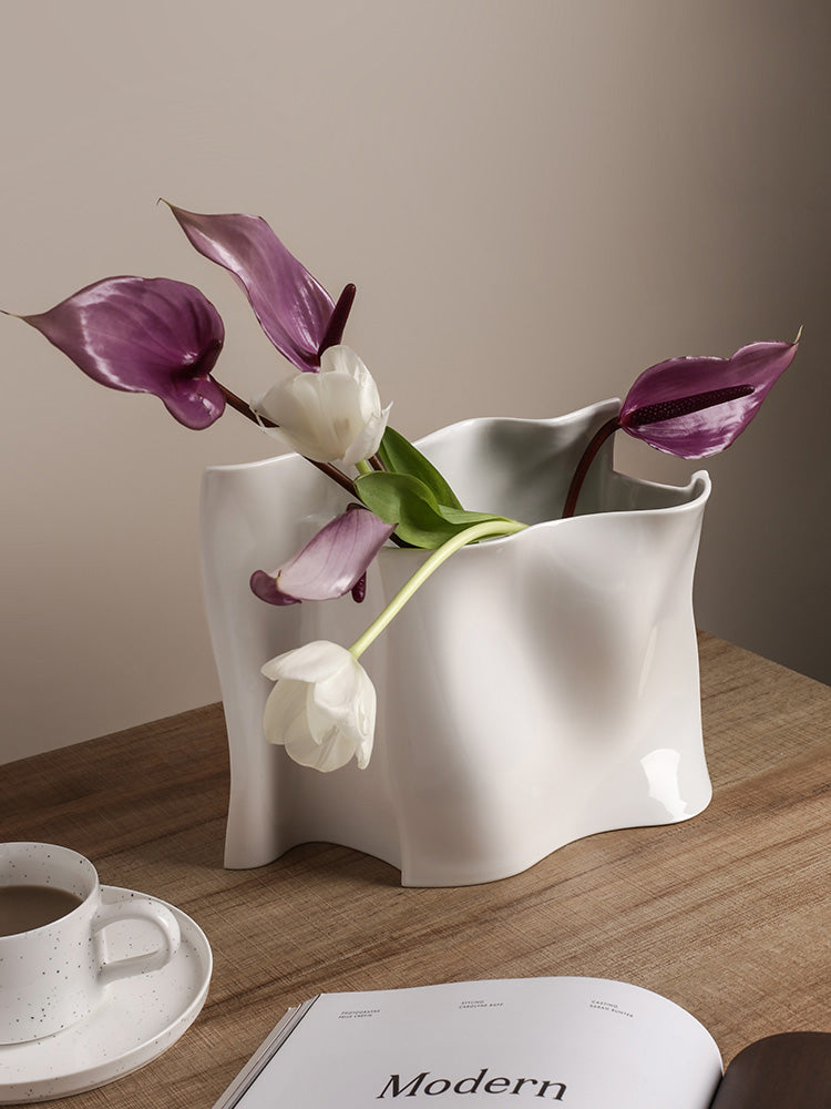 Vase à Fleurs Décoratif en Céramique | Design Élégant et Raffiné