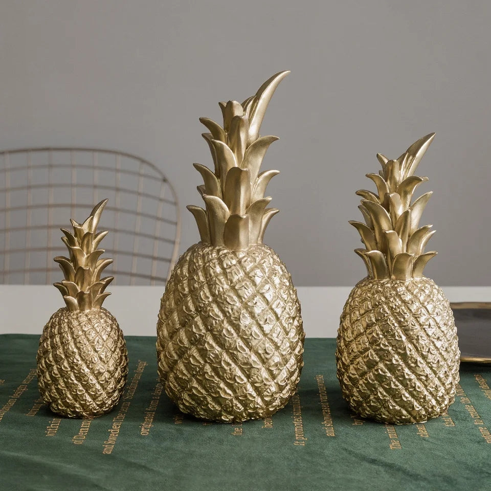 Sculpture Décorative Ananas | Design Tropical et Élégant