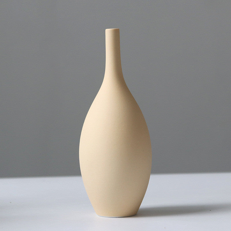 Vase Nordique Neutre | Design Épuré et Élégant