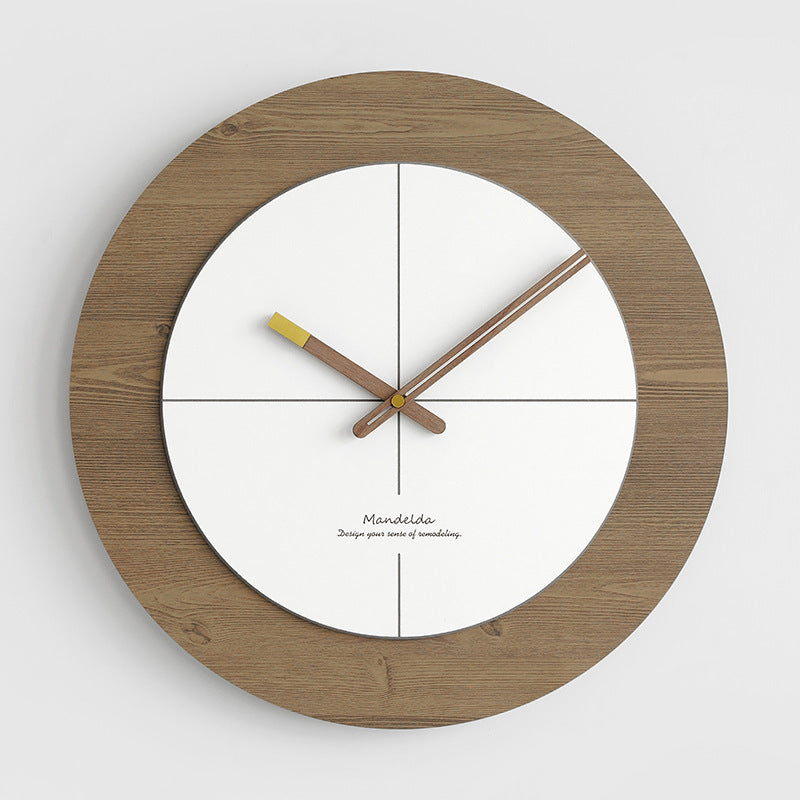 Horloge Personnalisée Minimaliste Moderne pour Salon | Décoration Épurée et Contemporaine