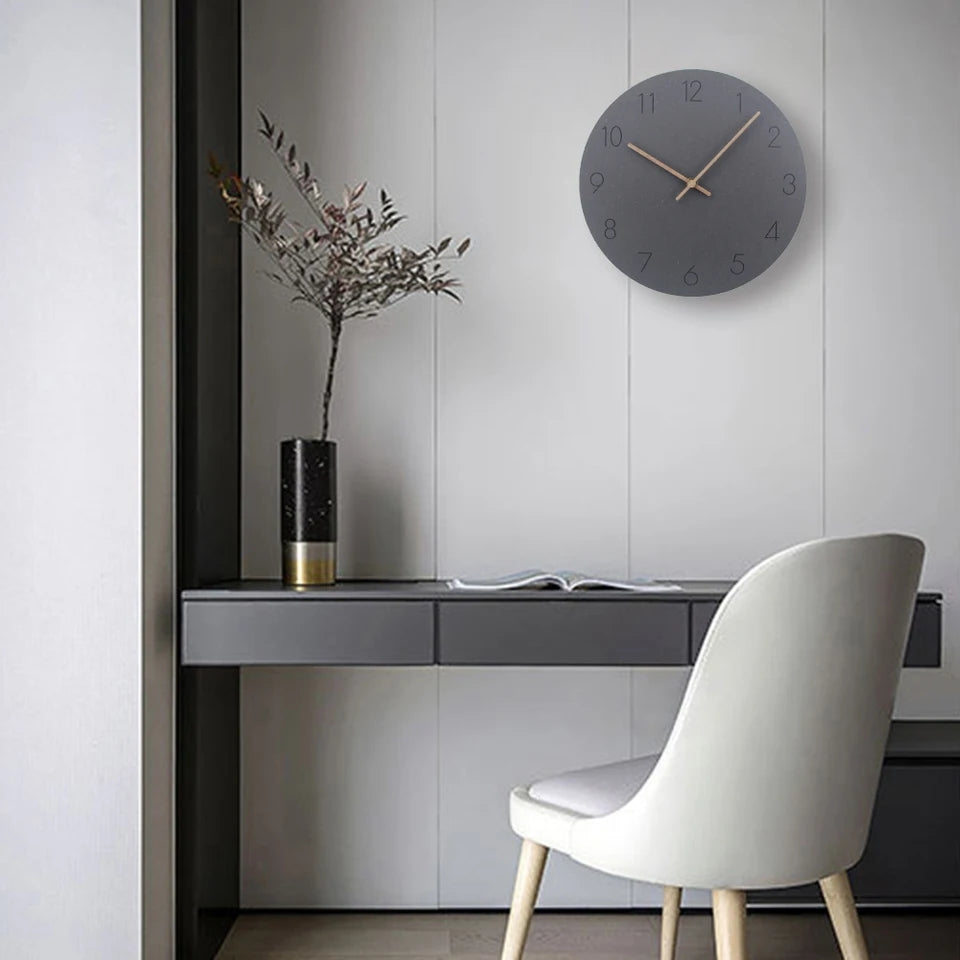 Horloge Murale Moderne en Bois | Design Spacieux