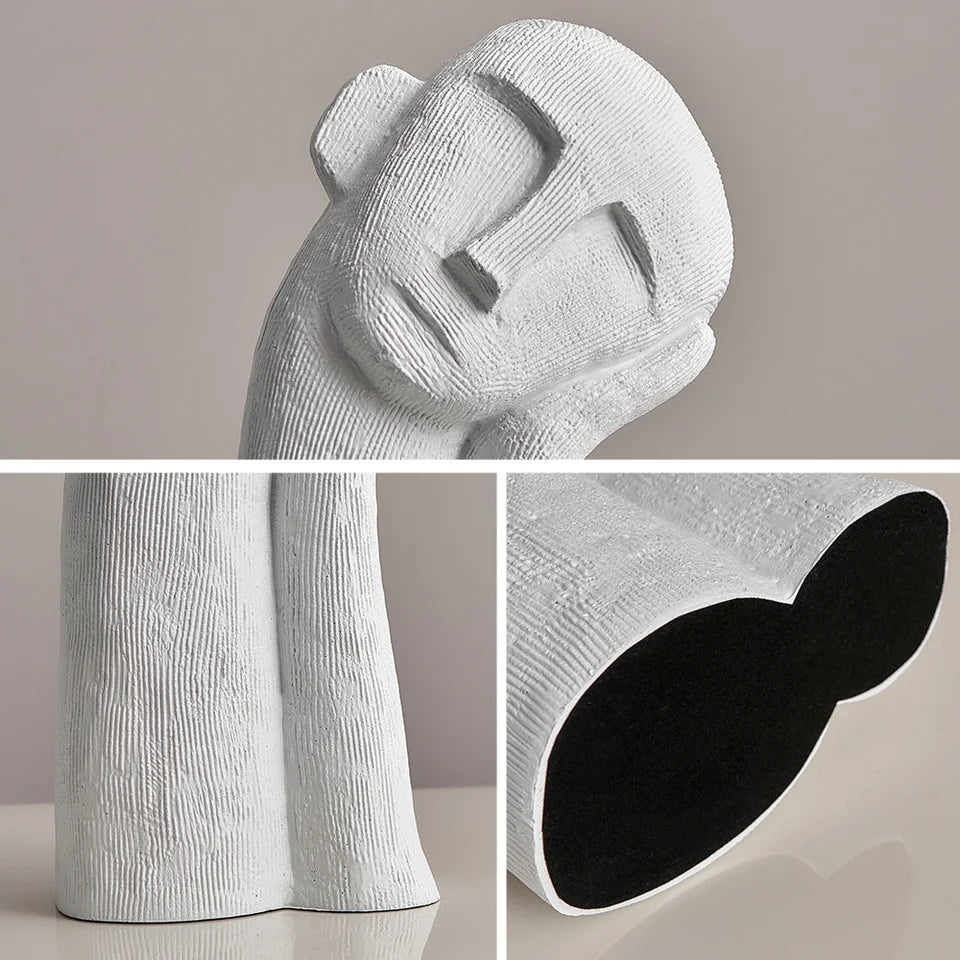 Sculpture Humaine Abstraite | Design Épuré et Contemporain