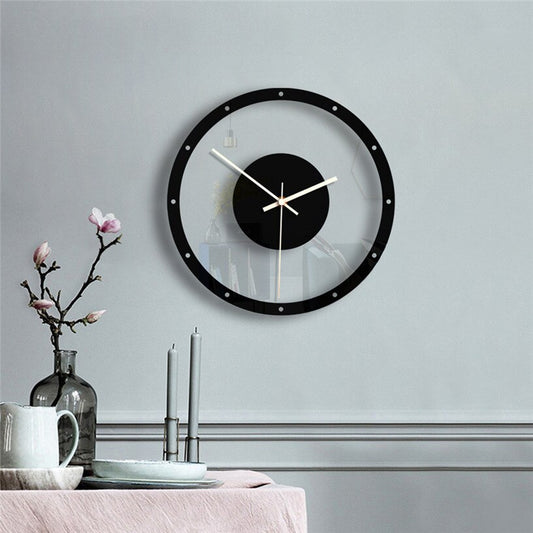 Horloge Murale Minimaliste d'Art | Design de Salon par un Designer Nordique