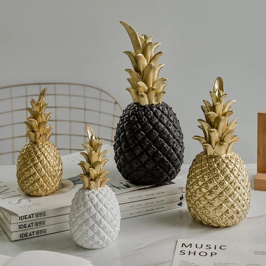 Sculpture Décorative Ananas | Design Tropical et Élégant