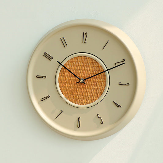 Horloge Murale de Mode Minimaliste Moderne pour Salon | Décoration Épurée et Contemporaine