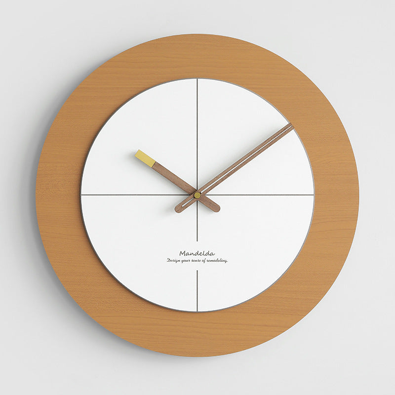 Horloge Personnalisée Minimaliste Moderne pour Salon | Décoration Épurée et Contemporaine