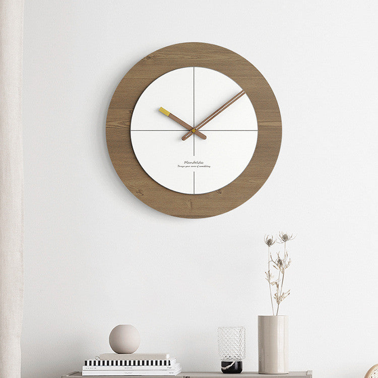 Horloge Personnalisée Minimaliste Moderne pour Salon | Décoration Épurée et Contemporaine