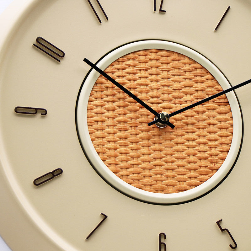 Horloge Murale de Mode Minimaliste Moderne pour Salon | Décoration Épurée et Contemporaine