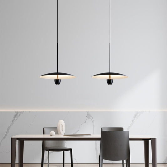 Suspension Minimaliste Moderne | Lustre pour Salle à Manger et Chevet Noir