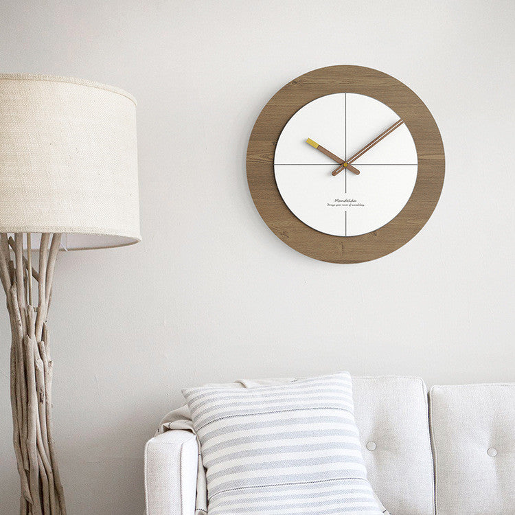 Horloge Personnalisée Minimaliste Moderne pour Salon | Décoration Épurée et Contemporaine