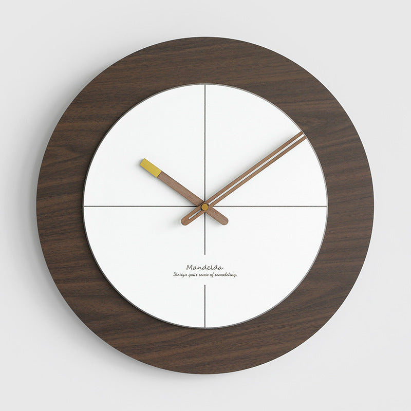 Horloge Personnalisée Minimaliste Moderne pour Salon | Décoration Épurée et Contemporaine