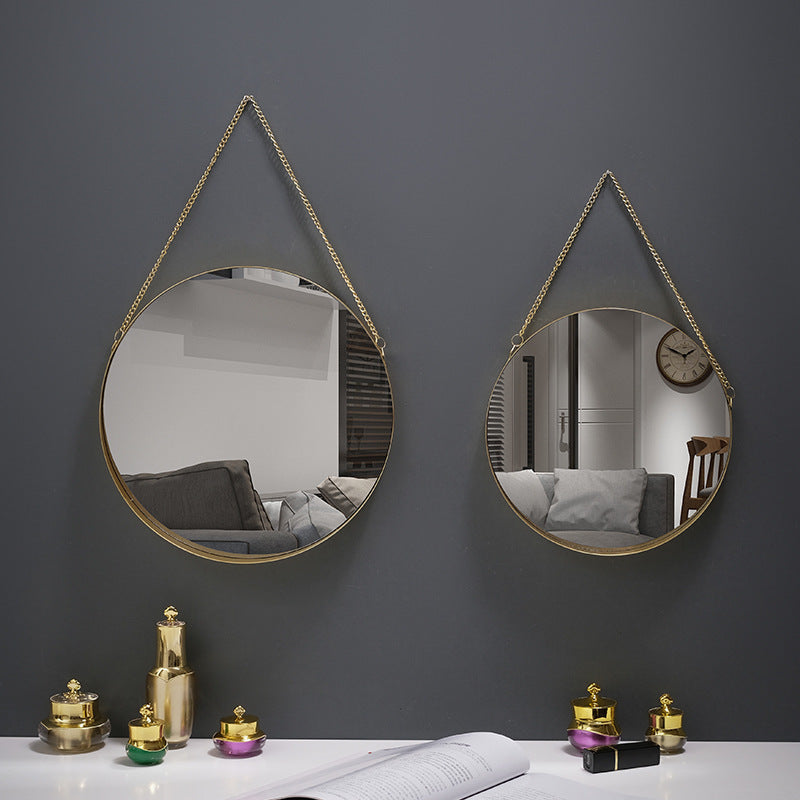 Miroir Mural Décoratif Rond | Design Épuré et Moderne