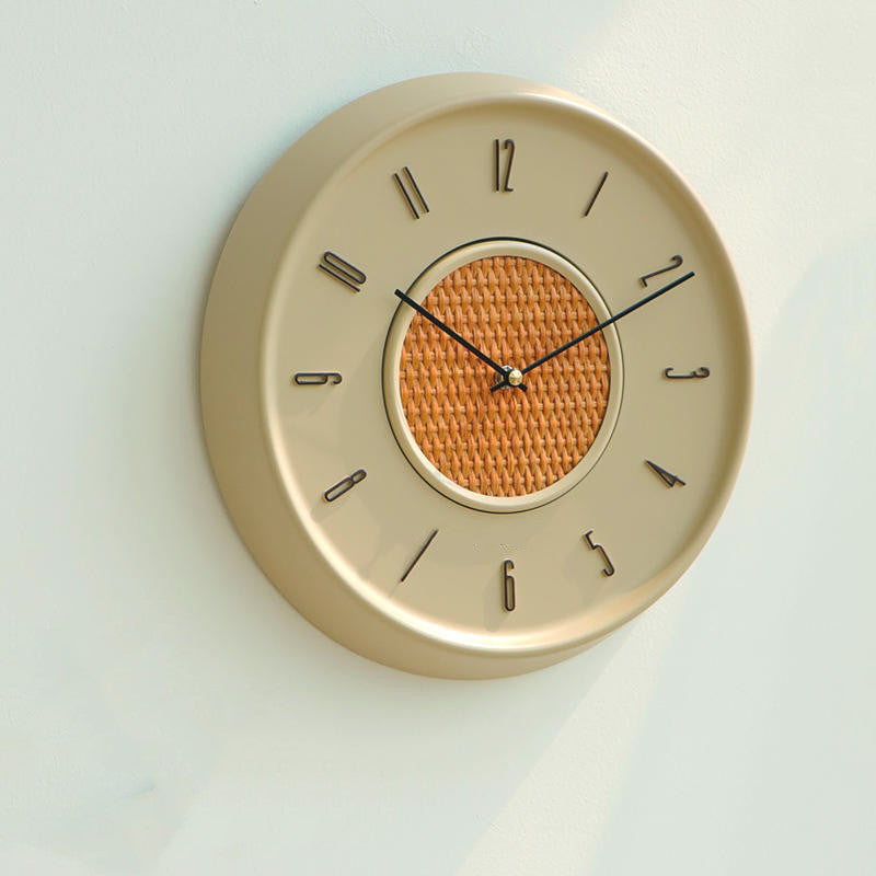 Horloge Murale de Mode Minimaliste Moderne pour Salon | Décoration Épurée et Contemporaine