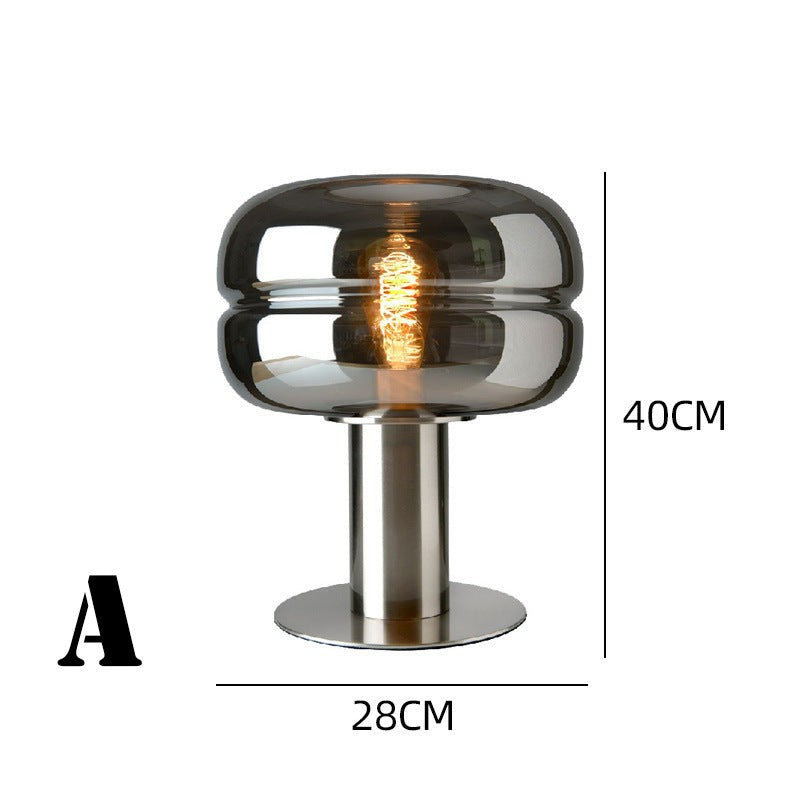 Lampe de Table en Verre Minimaliste Postmoderne | Éclairage pour Salon