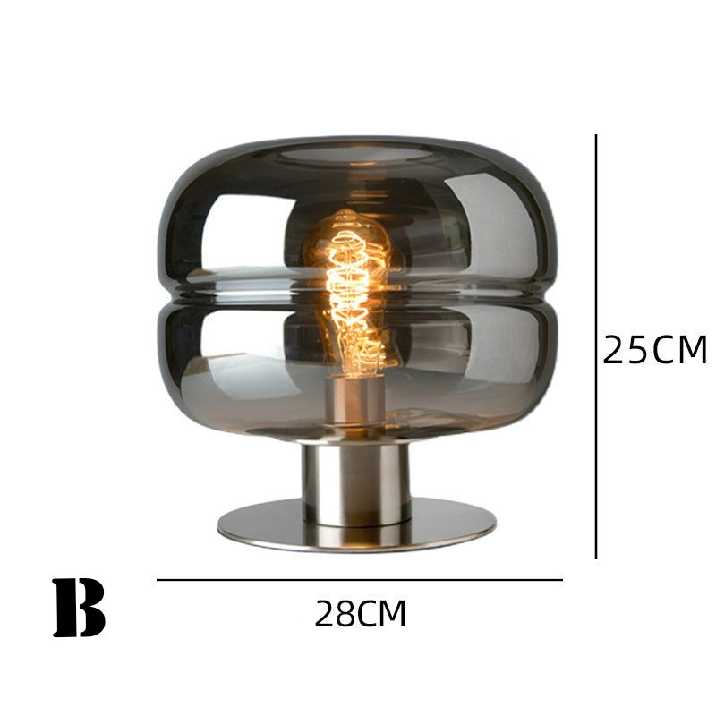 Lampe de Table en Verre Minimaliste Postmoderne | Éclairage pour Salon